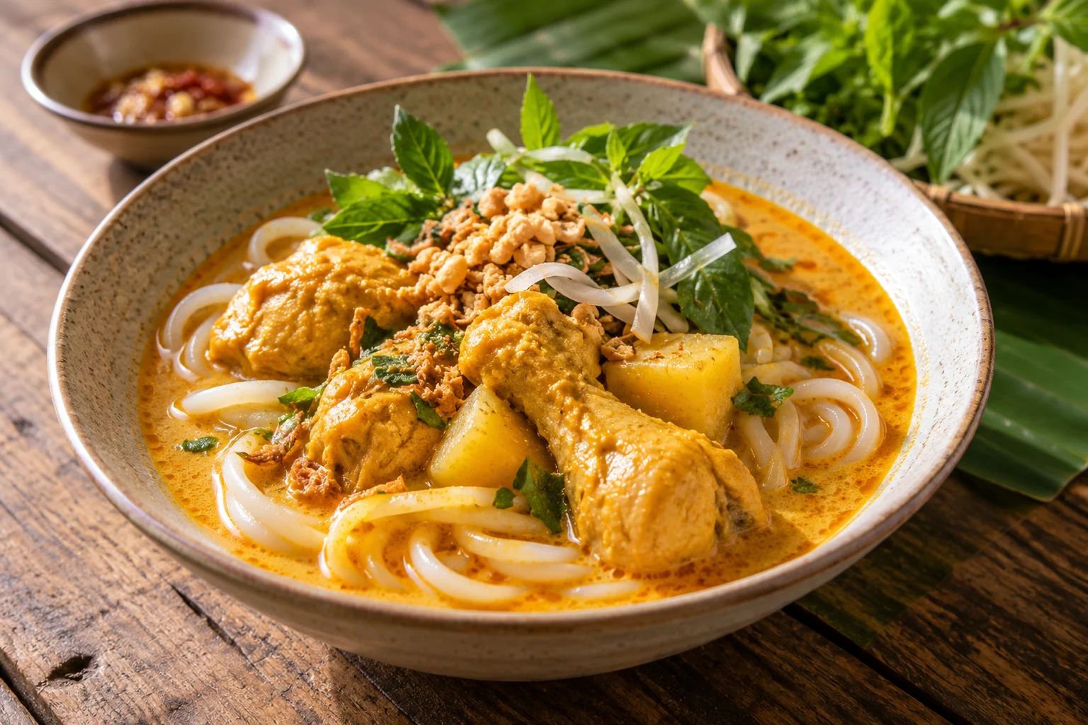 Cà Mau: từ sợi bánh tằm đến gỏi bồn bồn
