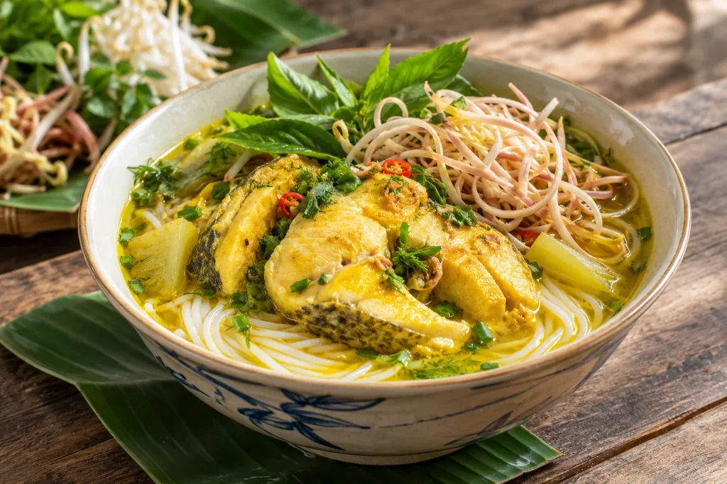 Ảnh minh họa AI: bun ca