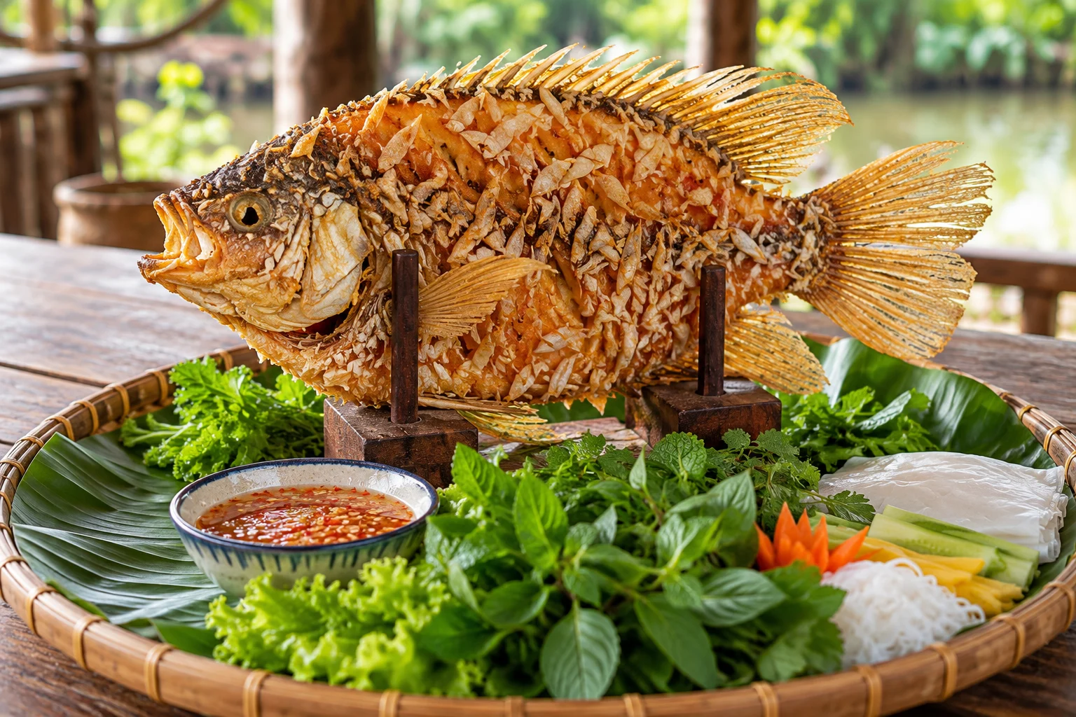 Gợi ý dọn cá tai tượng chiên giòn